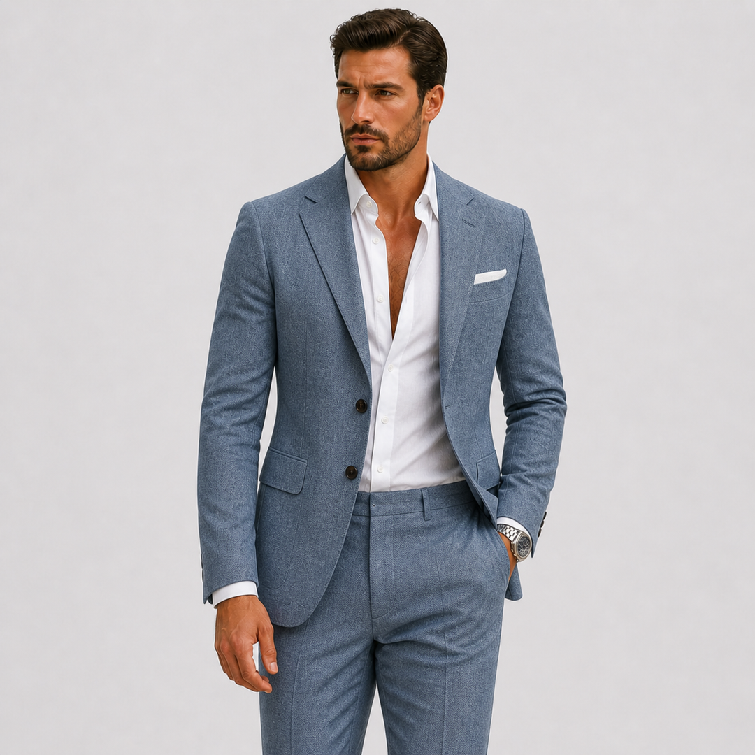 Veste Structurée pour Homme – Costume D Été