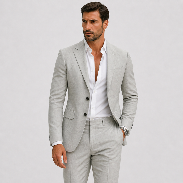 Veste Structurée pour Homme – Costume D Été