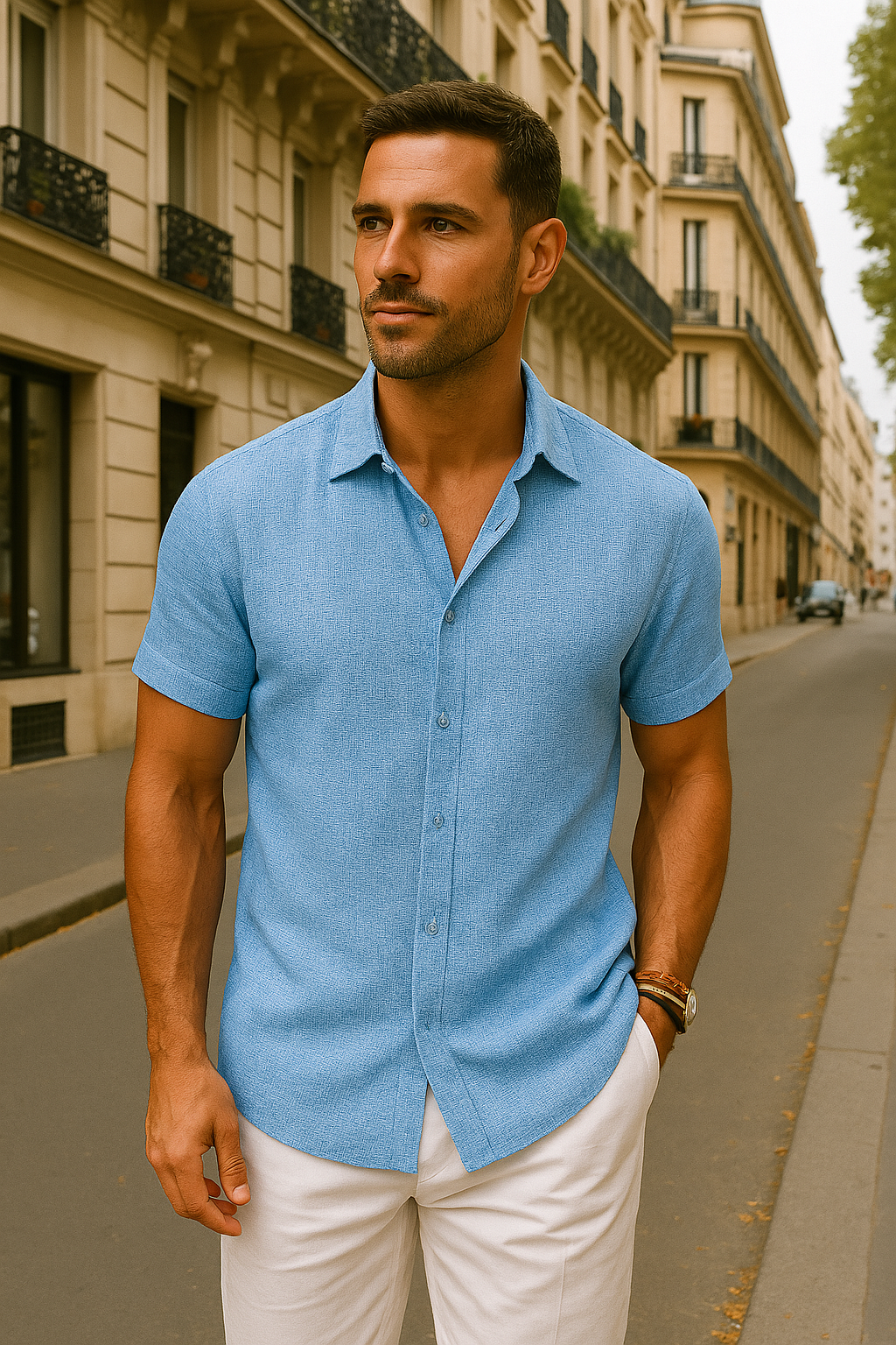 Bleu clair / XL