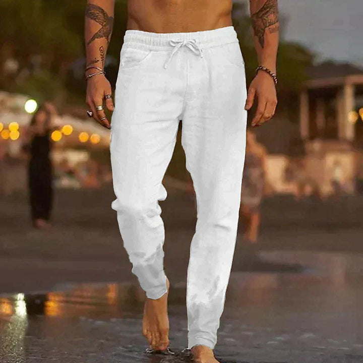 Pantalon Droit pour Homme – Pantalon D Été Décontracté