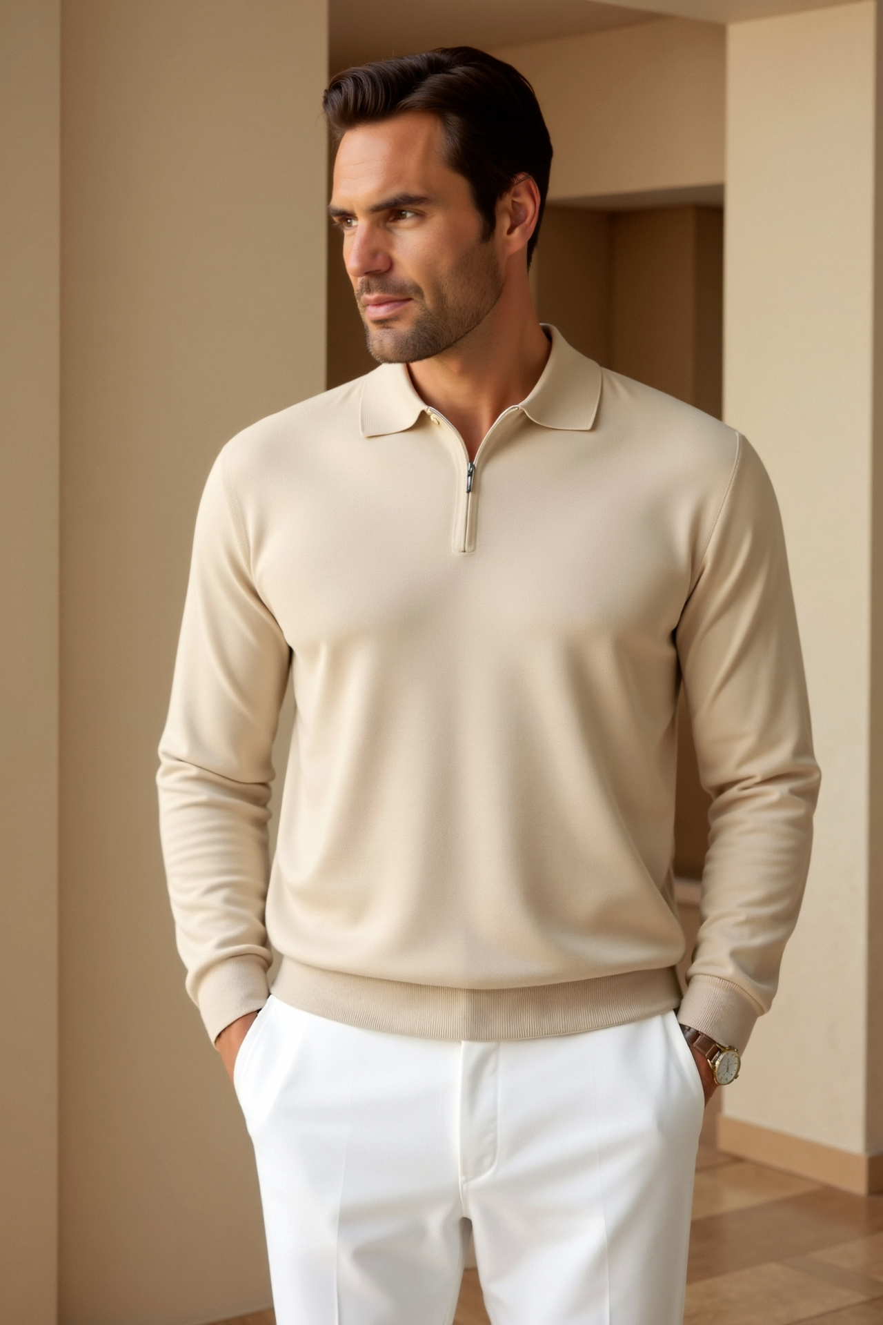 Beige / XL