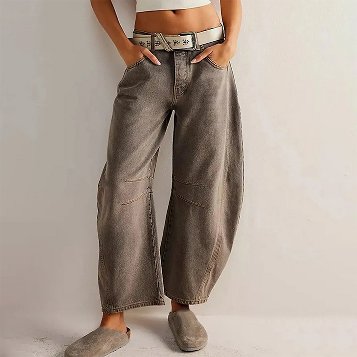 Pantalon pour Femme – Ligne Nette au Quotidien pour Toutes les Occasions, Coloris Beige