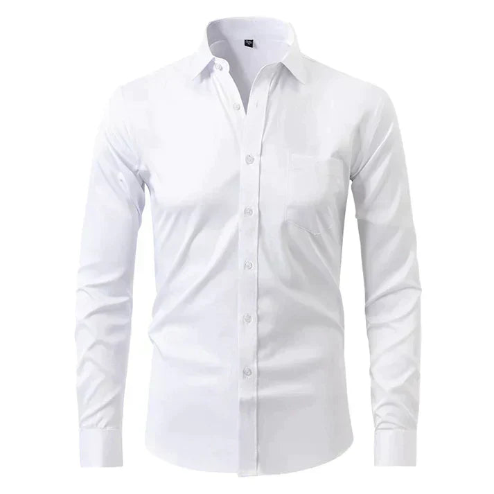 Chemise pour Homme – Manches Longues Col Kent Tendance