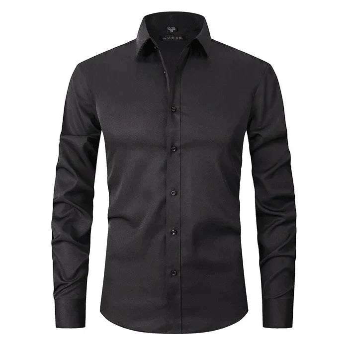 Chemise pour Homme – Manches Longues Col Kent Tendance