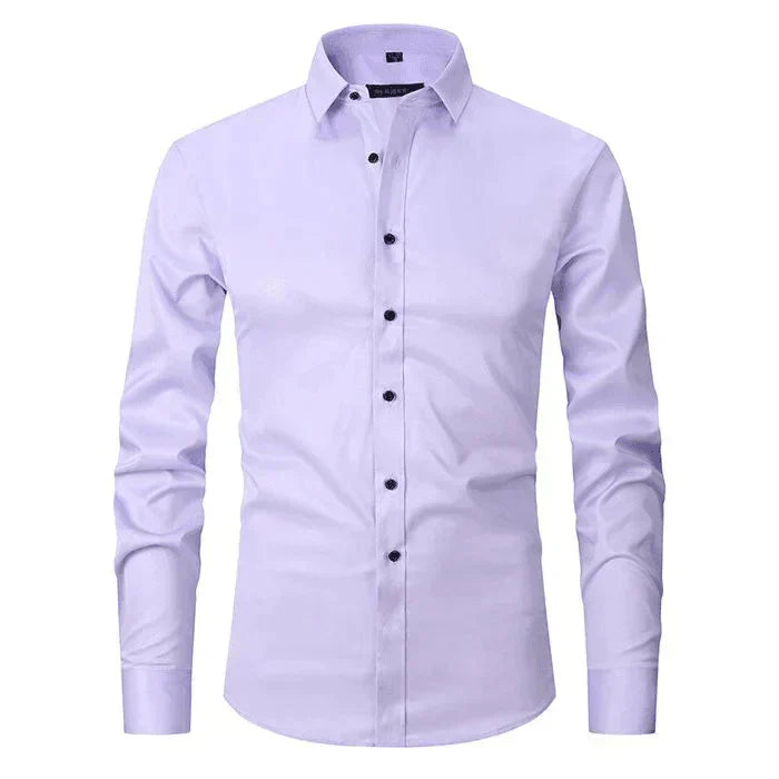 Chemise pour Homme – Manches Longues Col Kent Tendance