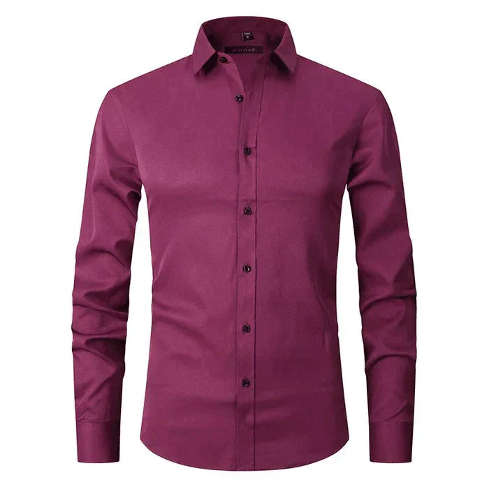 Chemise pour Homme – Manches Longues Col Kent Tendance