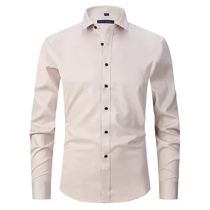 Chemise pour Homme – Manches Longues Col Kent Tendance