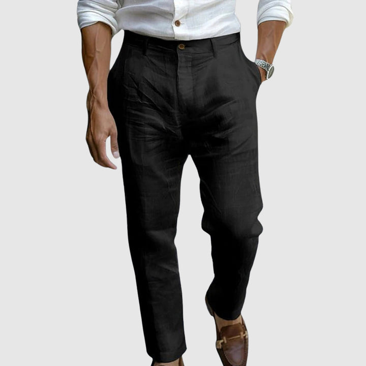 Pantalon Droit pour Homme – Pantalon D Été Élégant