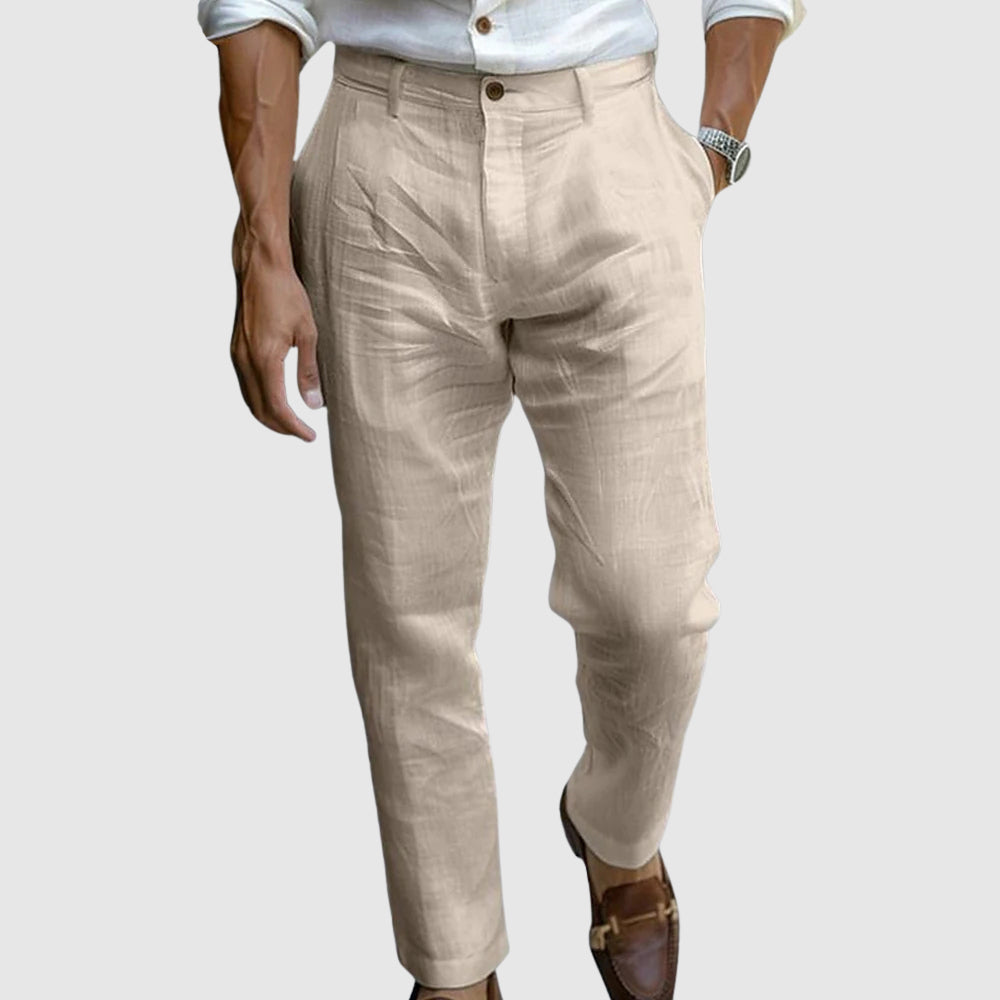 Pantalon Droit pour Homme – Pantalon D Été Élégant