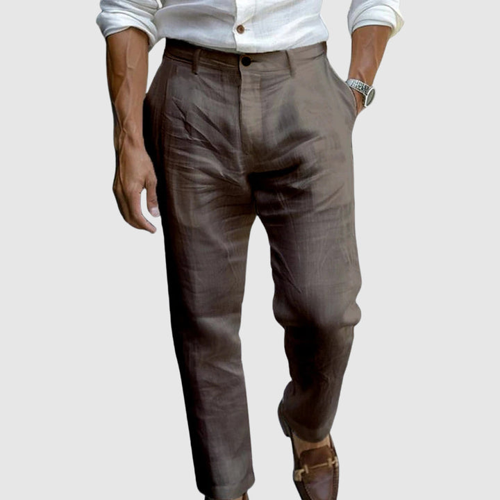 Pantalon Droit pour Homme – Pantalon D Été Élégant