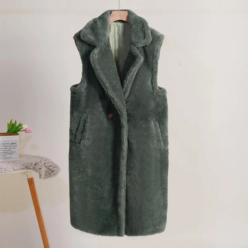 Manteau pour Femme – Manteau D Hiver Sans Manches En
