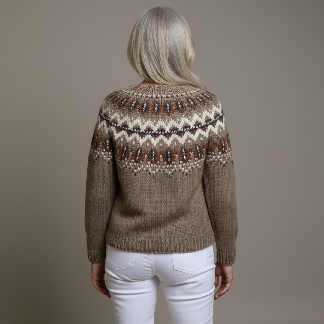Maison Valmont™ | Cardigan Islandais Charme Héritage