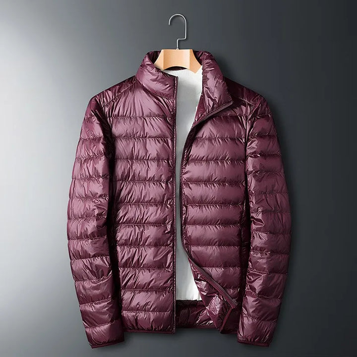 Doudoune pour Homme – Doudoune Zippée À Col Montant