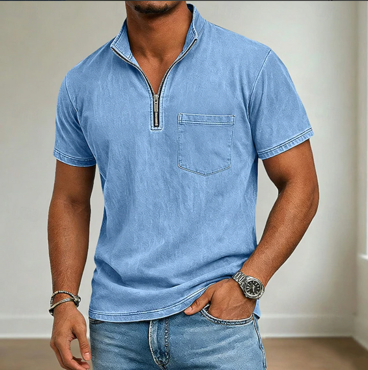 Polo pour Homme – Polo À Demi Zip