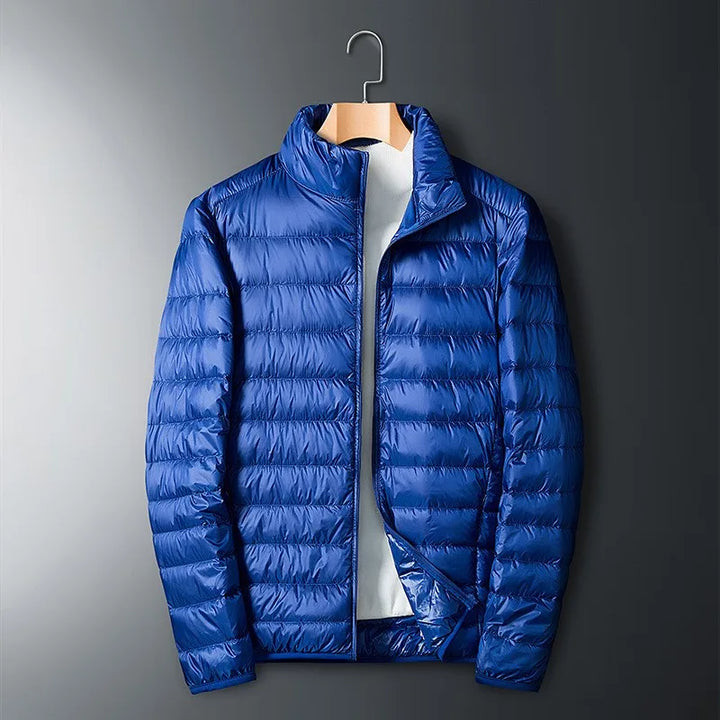 Doudoune pour Homme – Doudoune Zippée À Col Montant