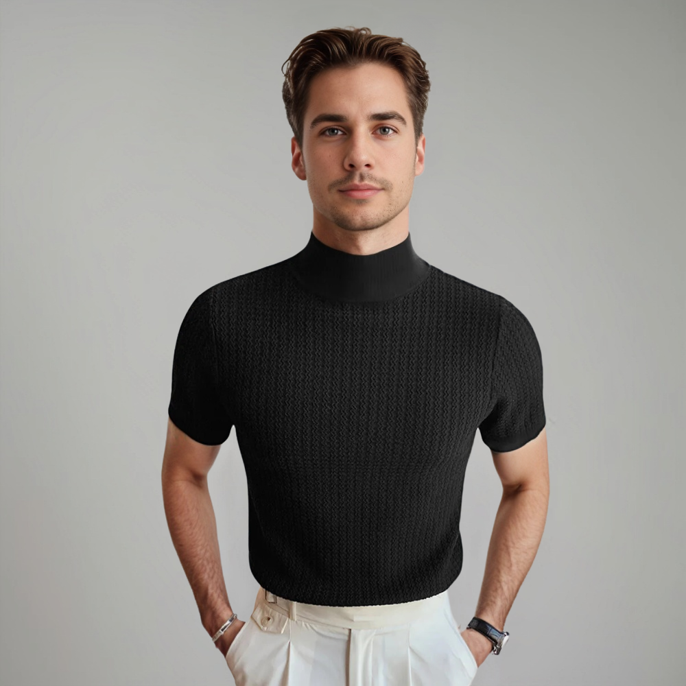 Chemise pour Homme – Manches Courtes Coupe Structurée Tendance