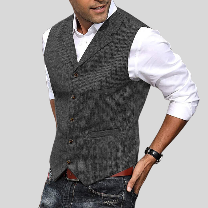 Gilet en Maille pour Homme – Manches Courtes