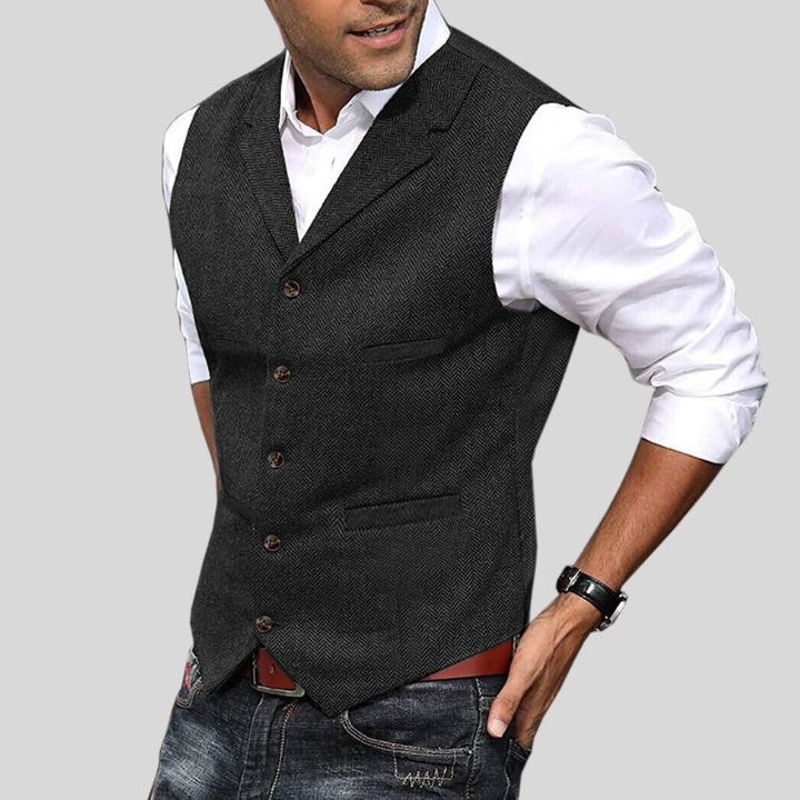 Gilet en Maille pour Homme – Manches Courtes