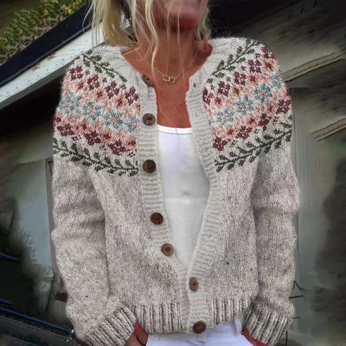 Maison Valmont™ | Cardigan Islandais Essence Authentique
