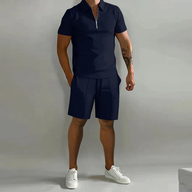 Polo pour Homme – Ensemble Polo À Fermeture Éclair