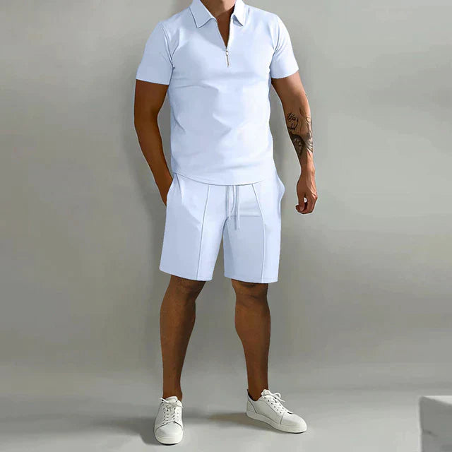 Polo pour Homme – Ensemble Polo À Fermeture Éclair