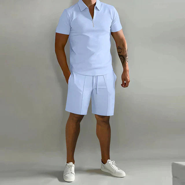 Polo pour Homme – Ensemble Polo À Fermeture Éclair