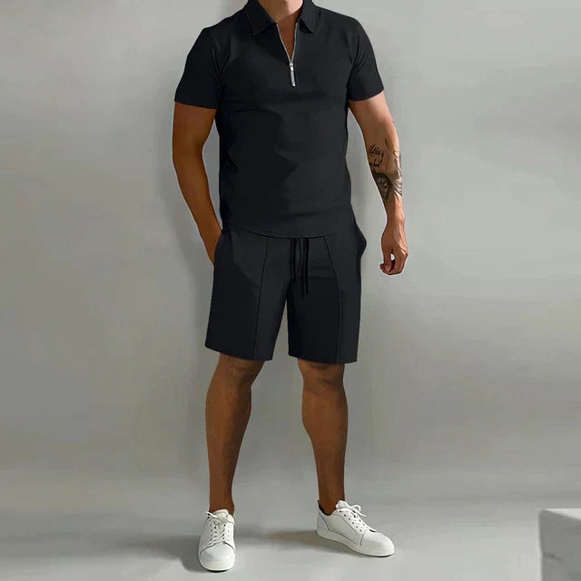 Polo pour Homme – Ensemble Polo À Fermeture Éclair