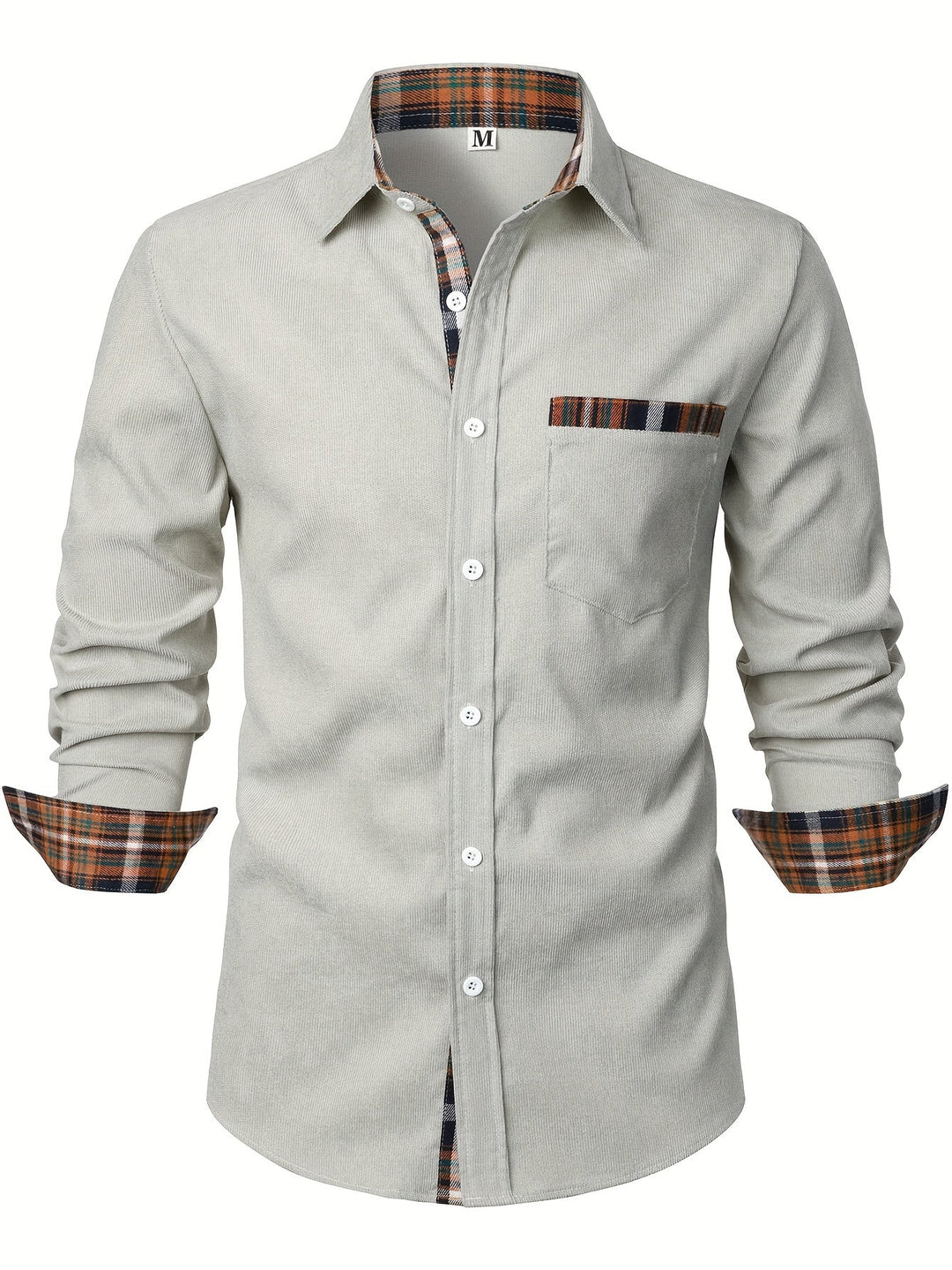 Chemise Structurée pour Homme – Chemise À Col Carré