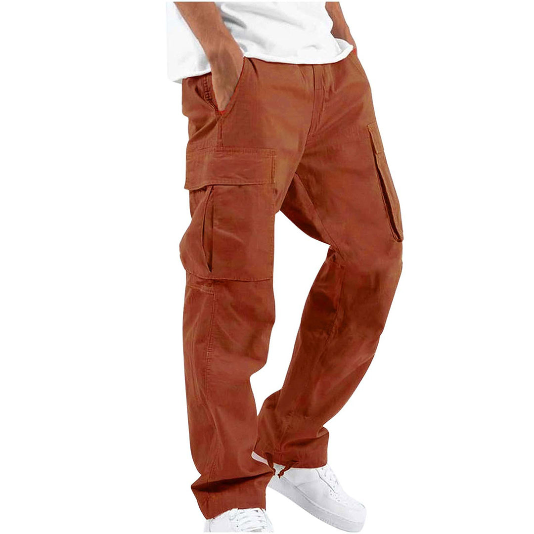 Pantalon Fluide pour Homme – Pantalon Cargo Décontracté Multi Poches