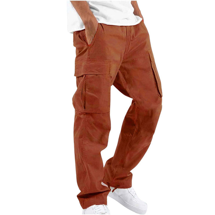 Pantalon Fluide pour Homme – Pantalon Cargo Décontracté Multi Poches