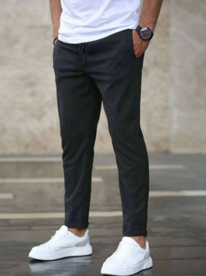 Pantalon Fluide pour Homme – Allure Sobre et Moderne du Jour au Soir