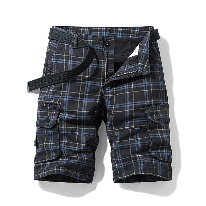 Short pour Homme – Short Extérieur À Carreaux Durable Et