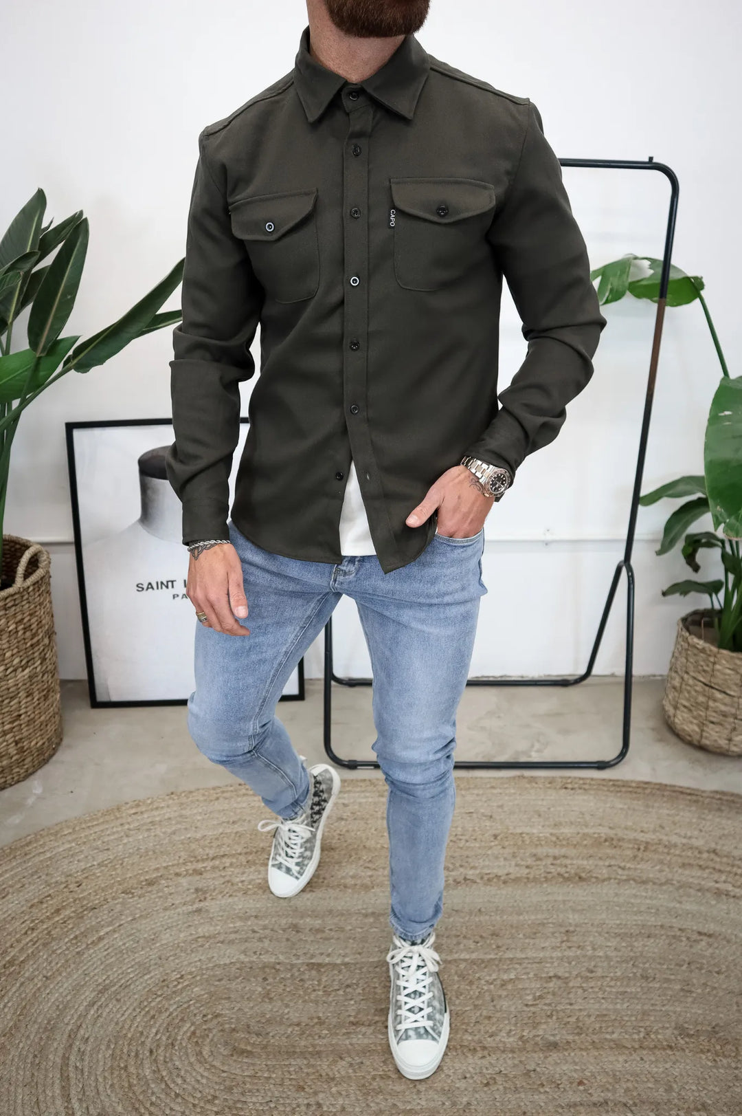 Chemise Structurée pour Homme – Allure Nette au Quotidien au Fil des Saisons