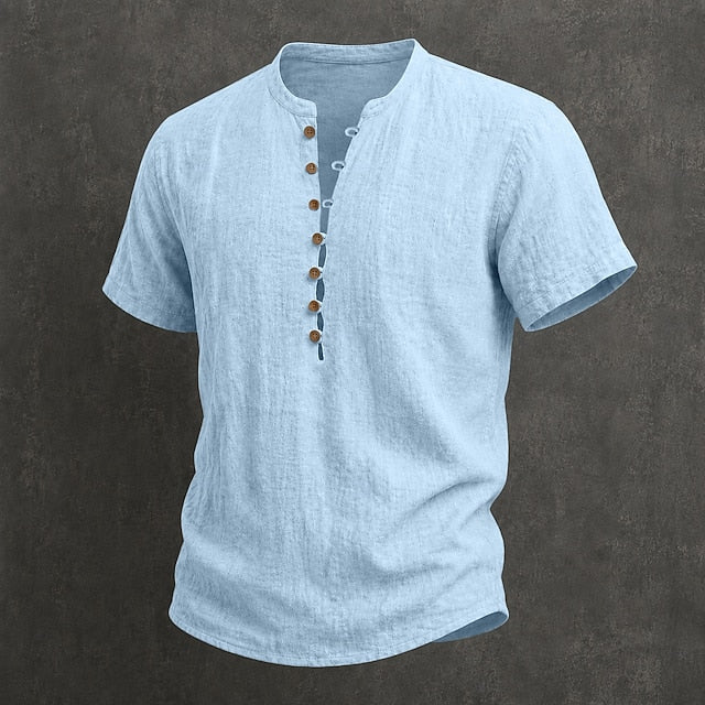 Chemise pour Homme – Chemise D Été À Boutons