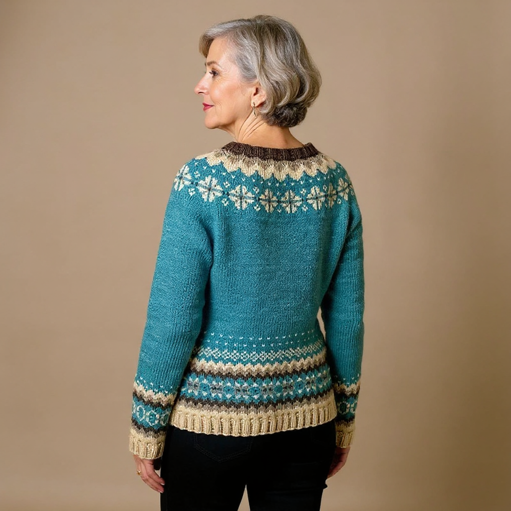 Maison Valmont™ | Cardigan Islandais Charme Authentique