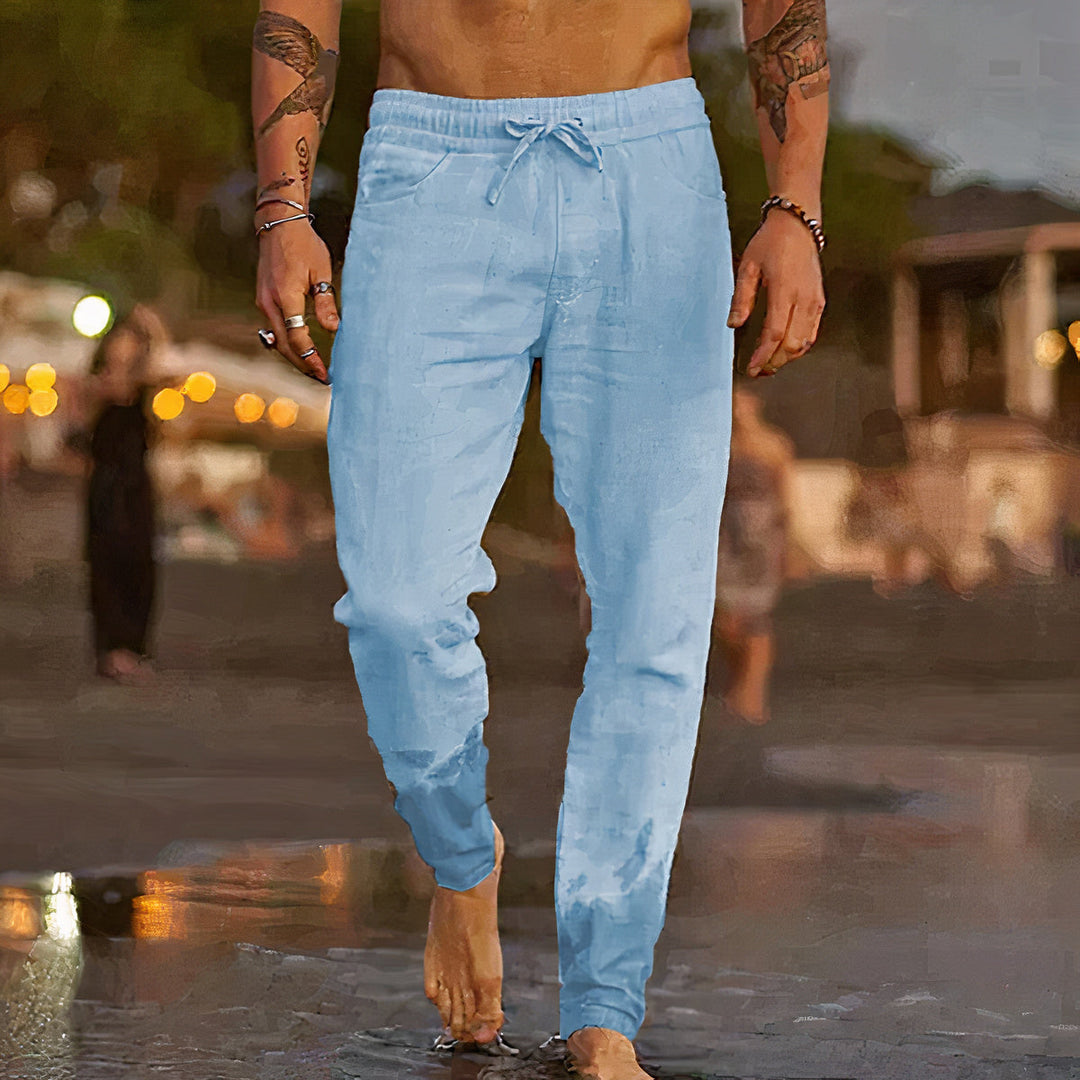Pantalon Fluide pour Homme – Coupe Fluide et Raffinée en Toute Saison