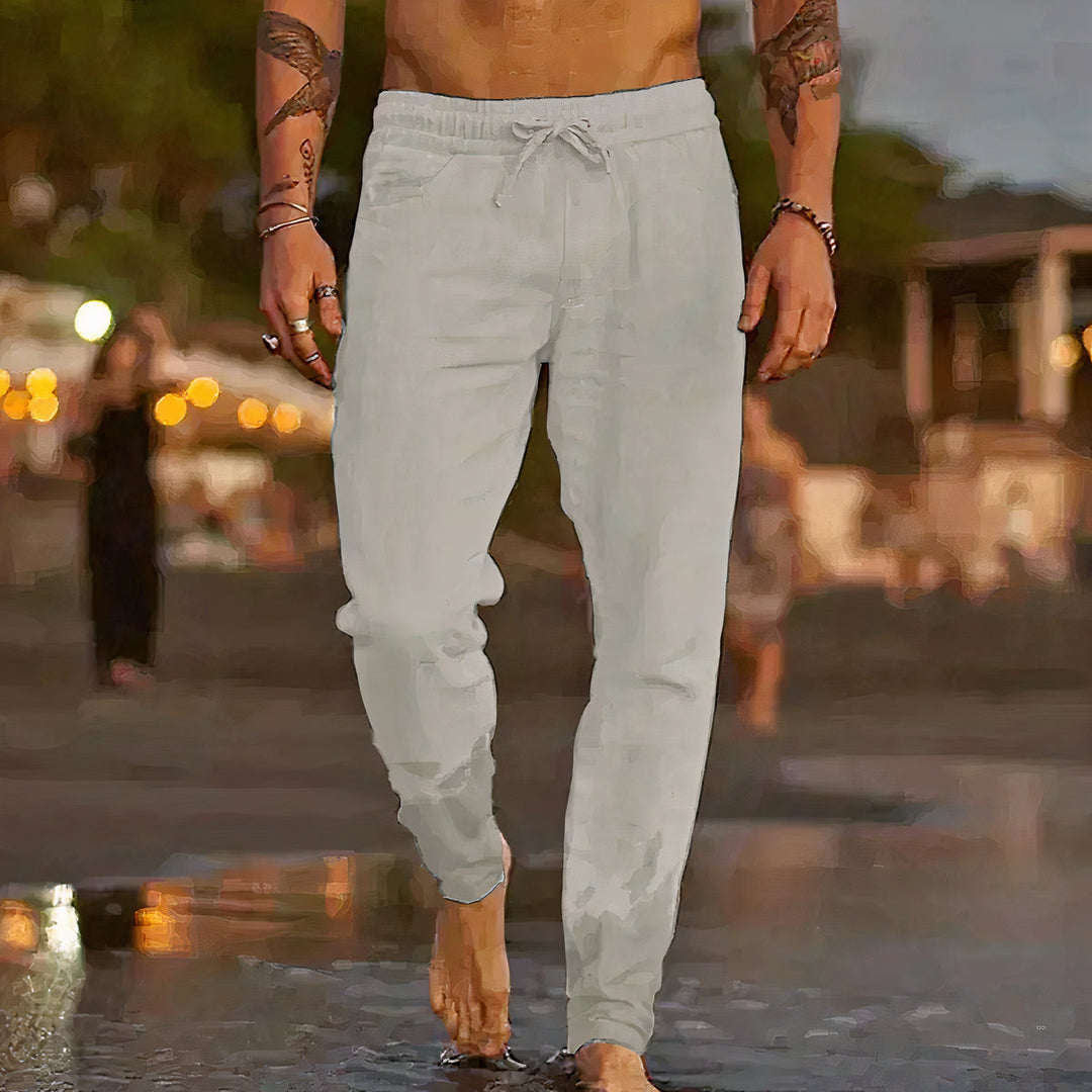 Pantalon Fluide pour Homme – Coupe Fluide et Raffinée en Toute Saison