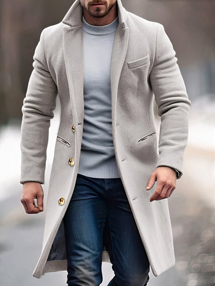Manteau pour Homme – Manteau Classique À Coupe Ajustée