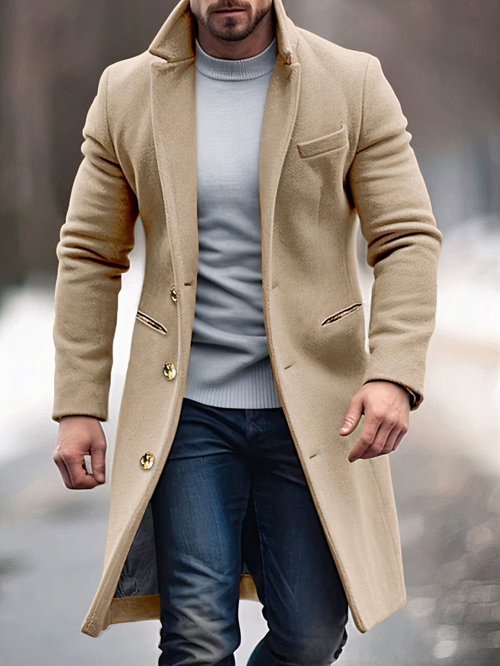 Manteau pour Homme – Manteau Classique À Coupe Ajustée