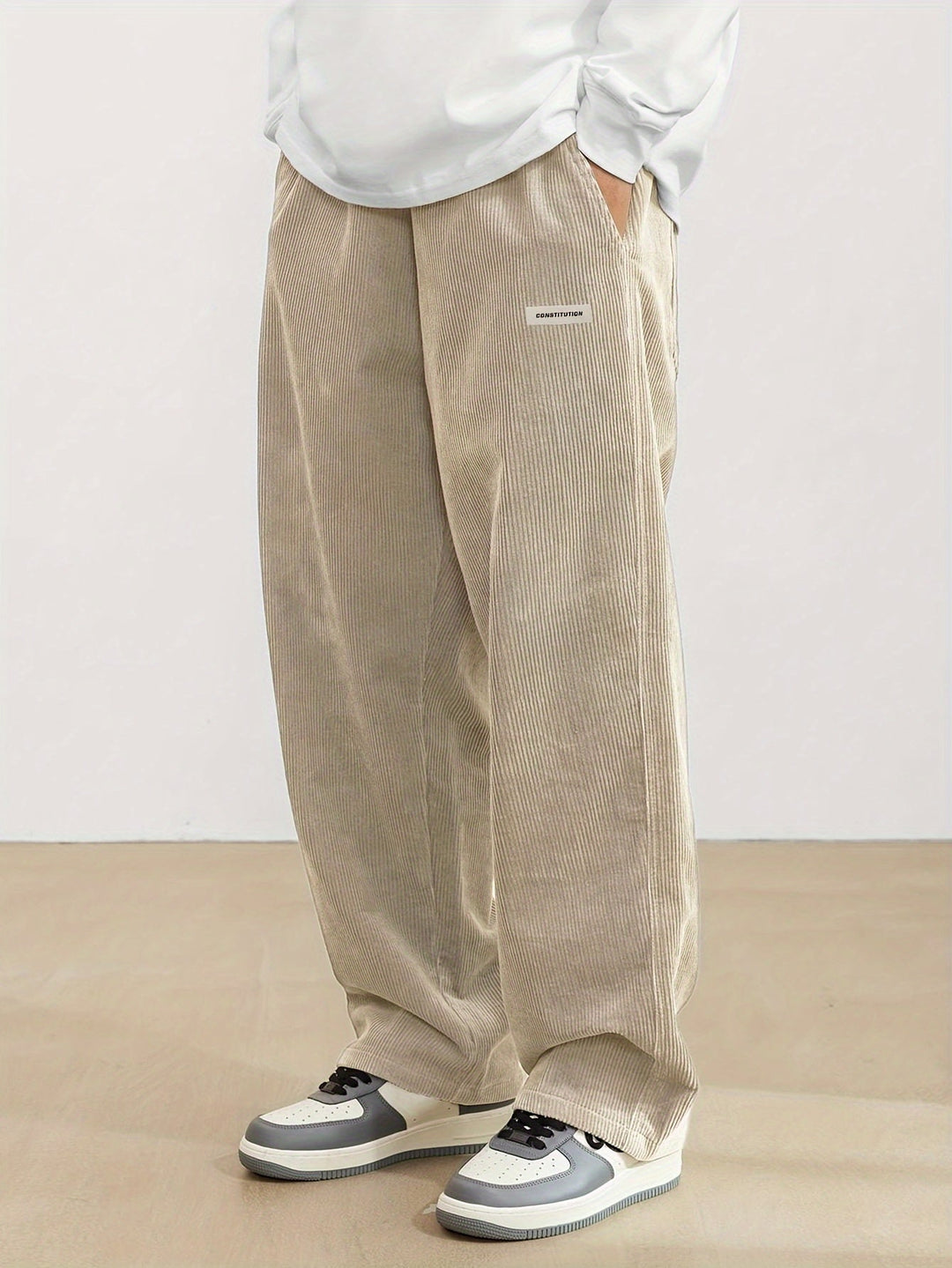 Pantalon Droit pour Homme – Coupe Décontractée Moderne