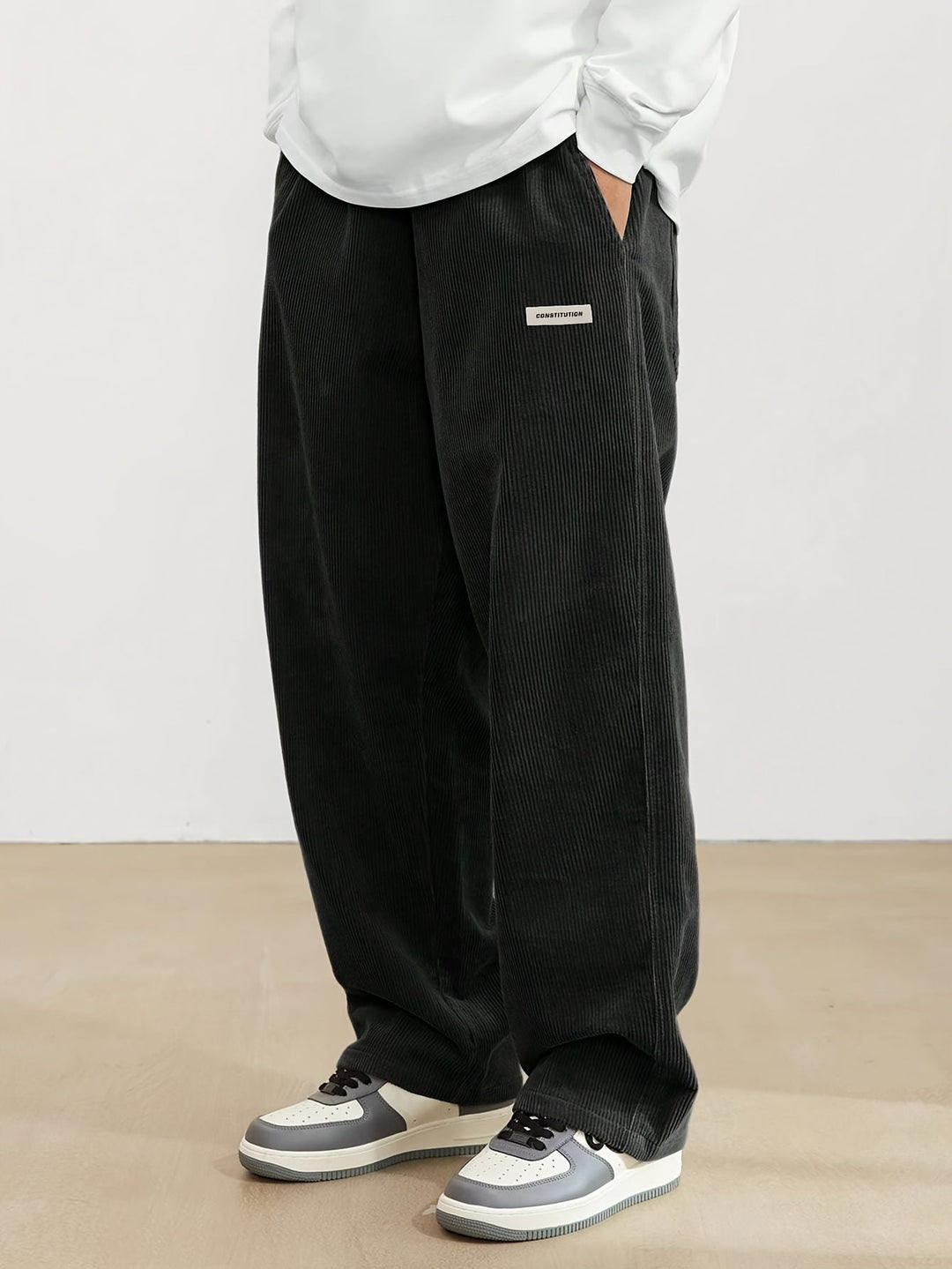 Pantalon Droit pour Homme – Coupe Décontractée Moderne