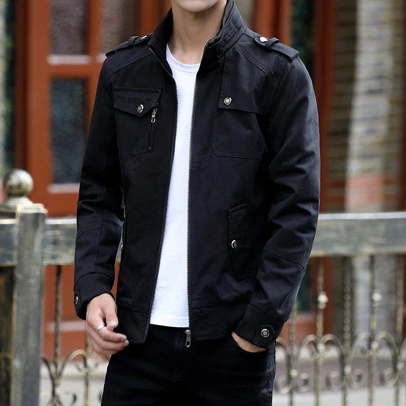 Veste pour Homme – Style Sobre pour la Mi-Saison pour Toutes les Occasions