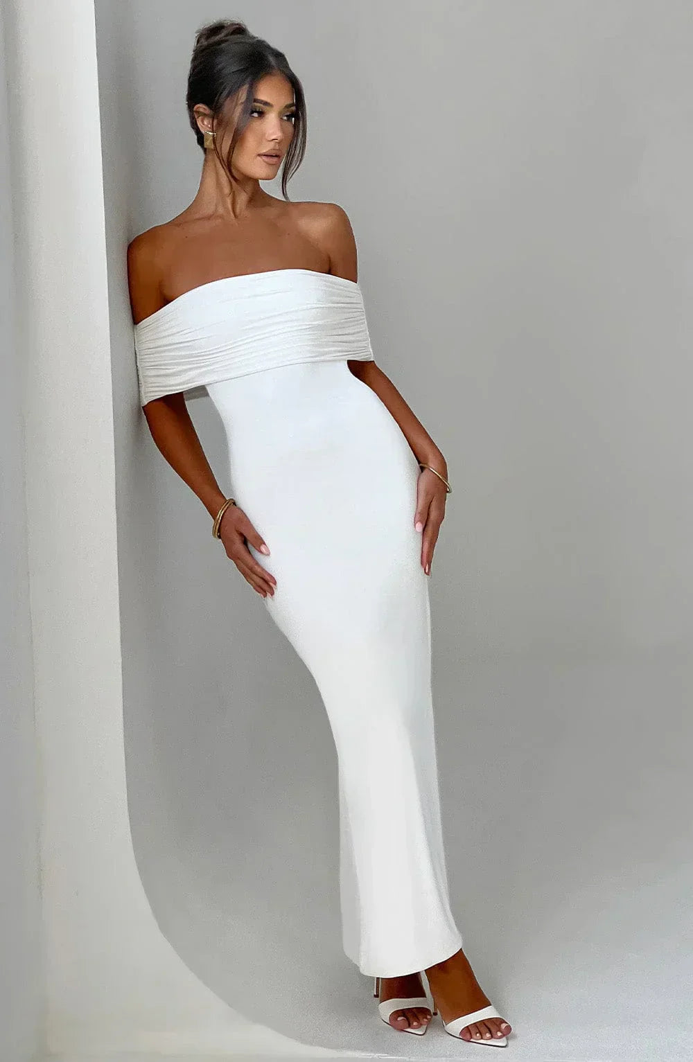 Robe Longue Dos Nu pour Femme - Elegance Fluide pour Soiree