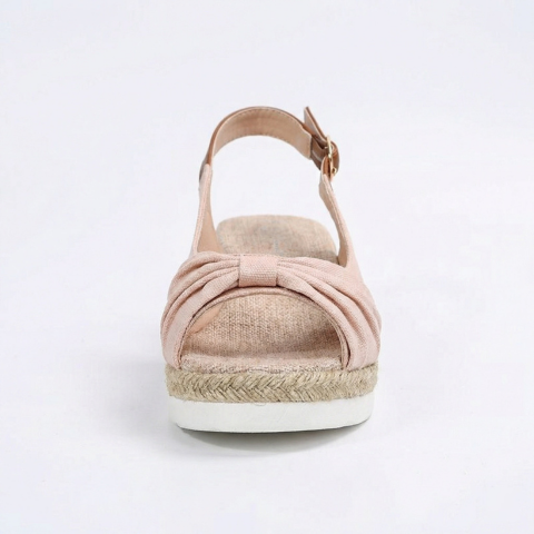 Sandales Compensees pour Femme - Ligne Estivale Epuree