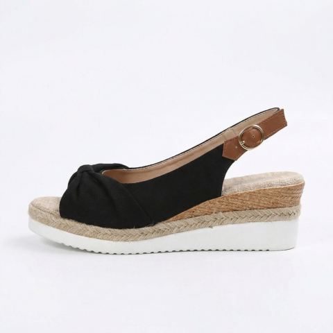 Sandales Compensees pour Femme - Ligne Estivale Epuree