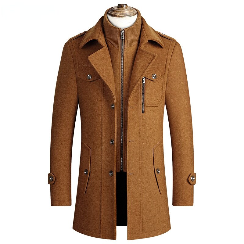 Manteau pour Homme – Élégance Sobre d Hiver en Toute Saison