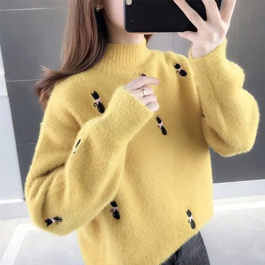 Pull Col Roule pour Femme – Allure Chaleureuse et Raffinée en Toute Saison