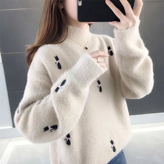 Pull Col Roule pour Femme – Allure Chaleureuse et Raffinée en Toute Saison
