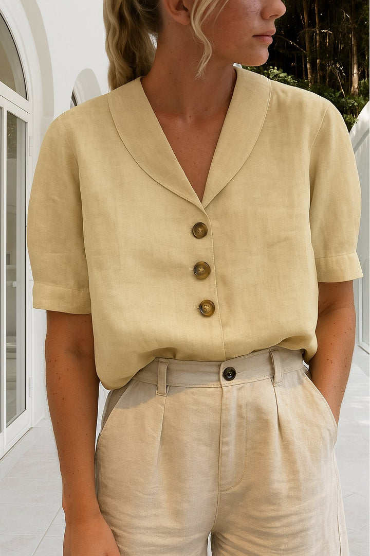 Blouse Fluide pour Femme – Allure Soignée au Bureau pour Chaque Jour