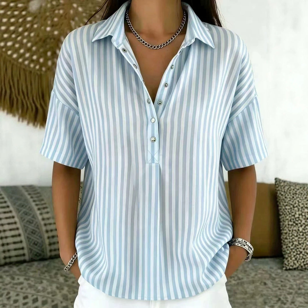 Blouse Fluide pour Femme – Allure Soignée au Bureau pour Toutes les Occasions